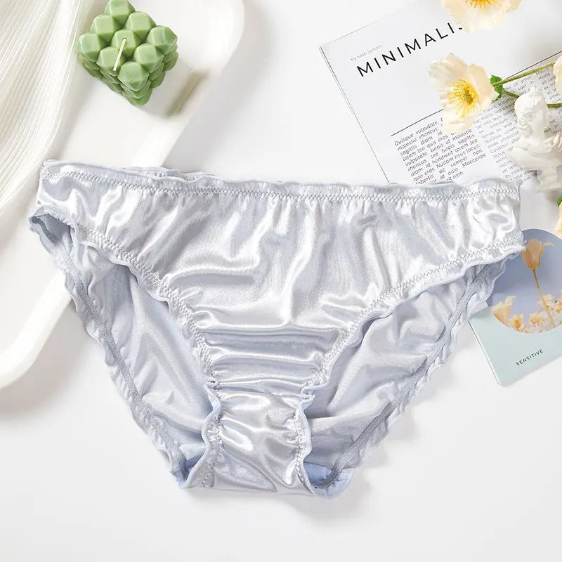 Culottes en soie et satin pour femmes