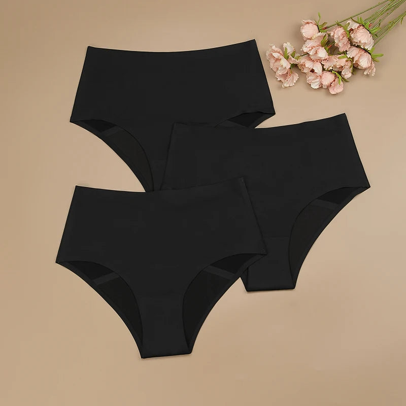 Culotte menstruelle absorbant étanche sans couture pour femmes