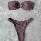 Maillots de bain deux pièce Push Up taille basse pour femmes