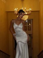 Robes dos nu hanche Wrap pour femmes