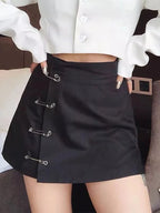 Mini jupe camouflage taille haute pour femmes