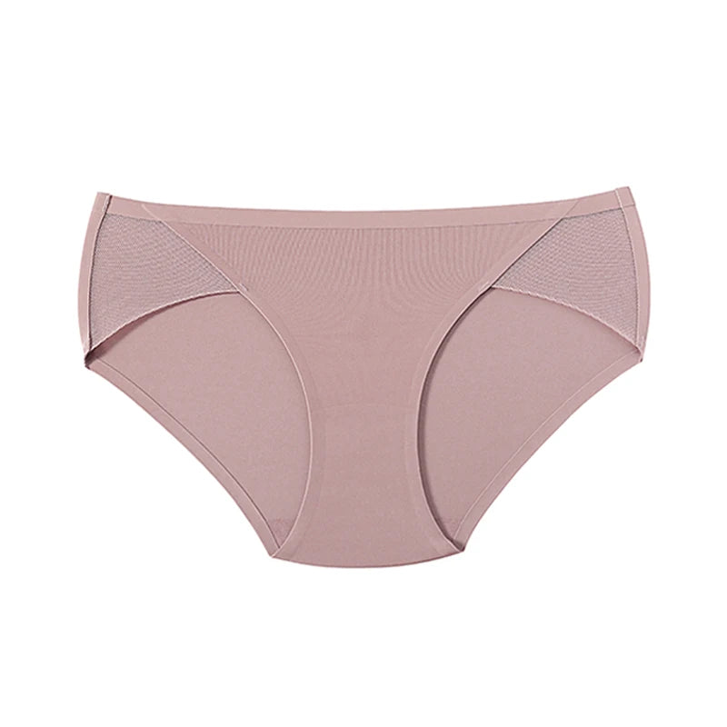 Culotte taille basse en soie glace pour femmes