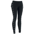 Leggings à lacets gothiques pour femmes