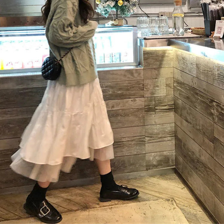 Jupe longue en tulle pour femmes