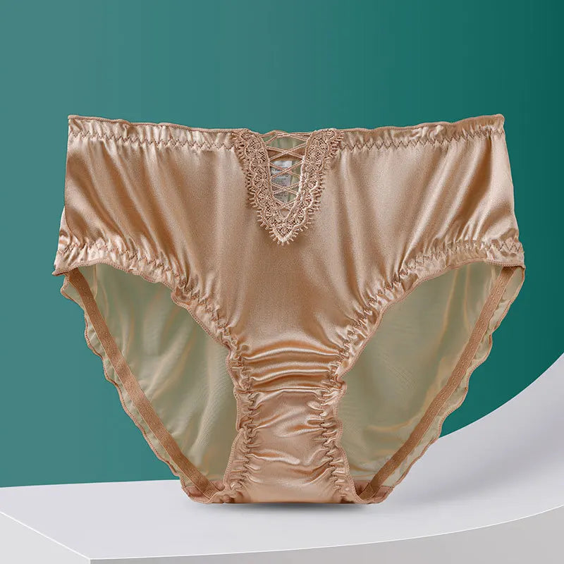 Culottes en soie et satin pour femmes