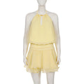 Robe mini élégante dos nu pour femmes