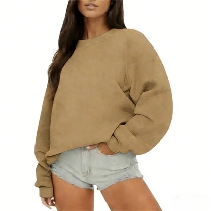 Pull Uni Femme – Coupe Décontractée