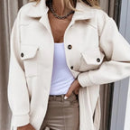 Veste en laine à manches longues pour femmes