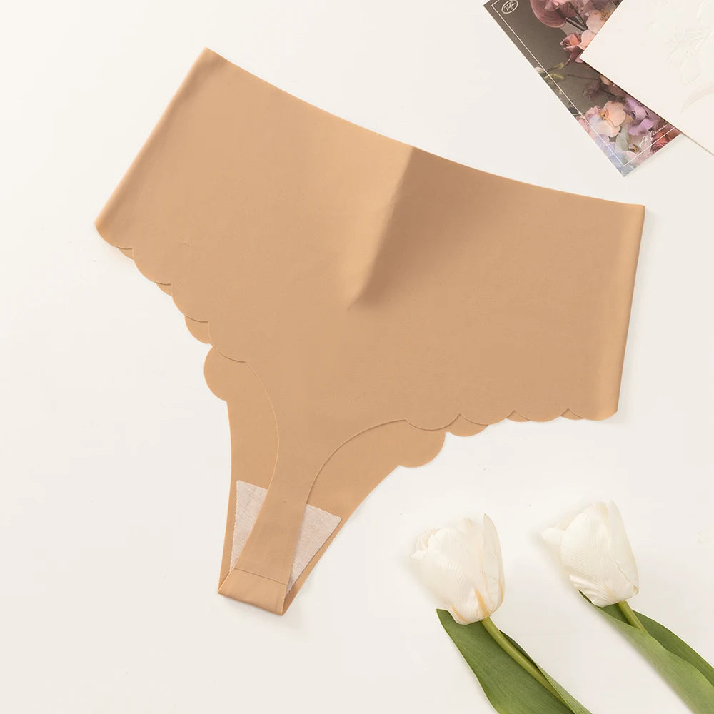 Culotte taille haute sans couture pour femmes