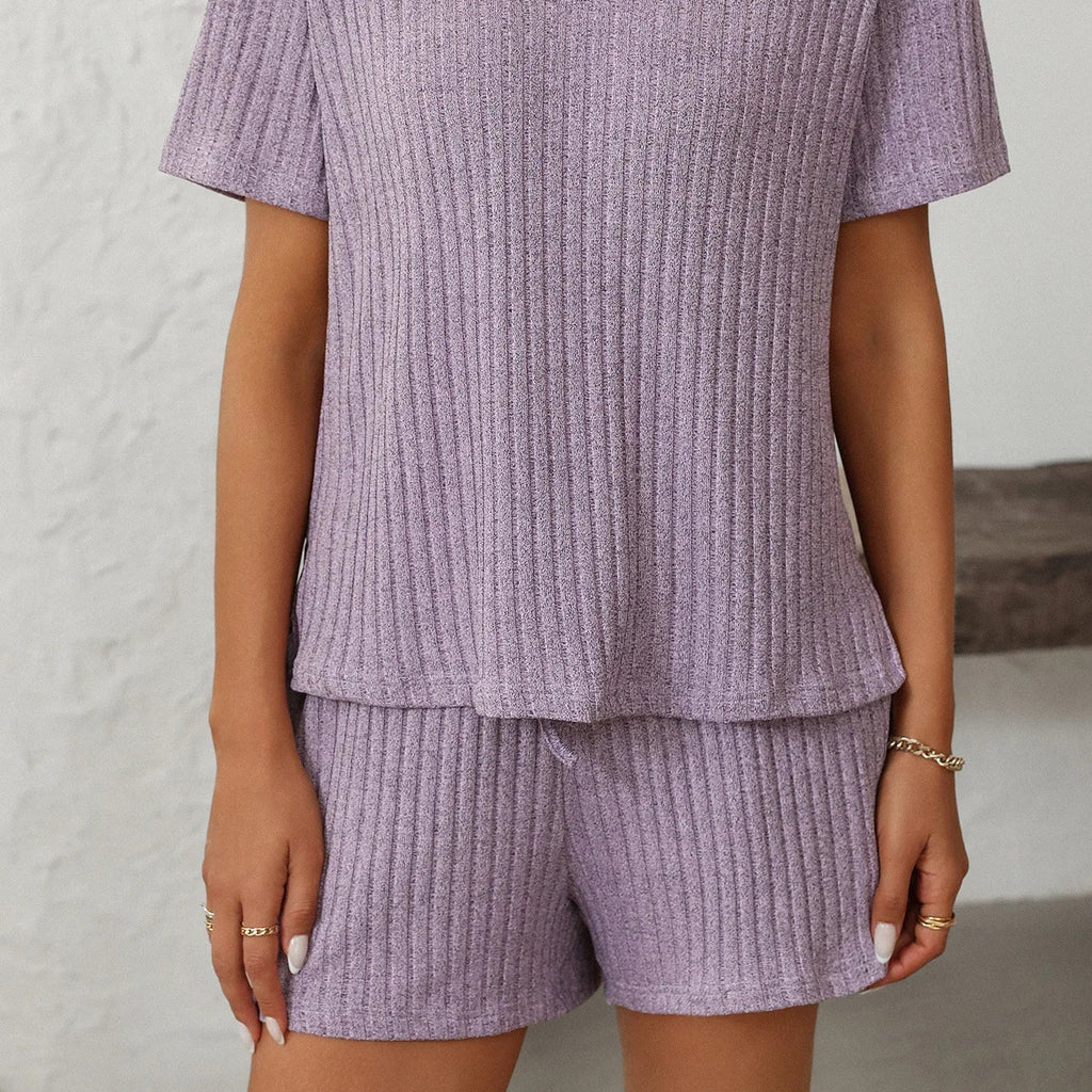Ensembles décontracté ample short courts pour femmes