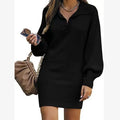 Robe pull mi-longue pour femmes