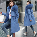 Manteau long doublé en laine pour femmes