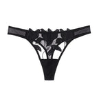 Culotte brodée en dentelle française pour femme