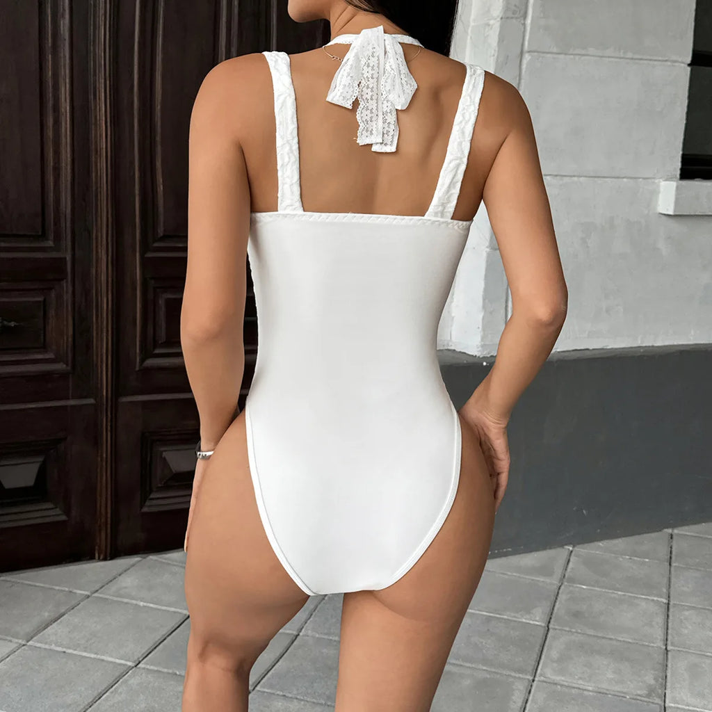 Body à col en V pour femmes
