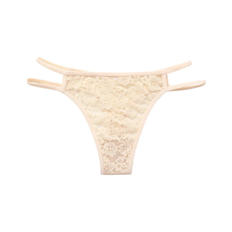 String sans couture en dentelle pour femmes