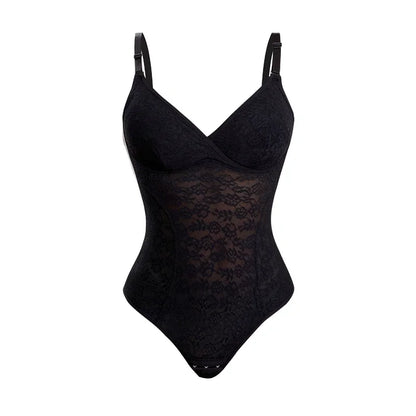 Body String en Dentelle Femme – Décolleté V