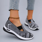 Chaussures plates d'été en maille respirante pour femmes