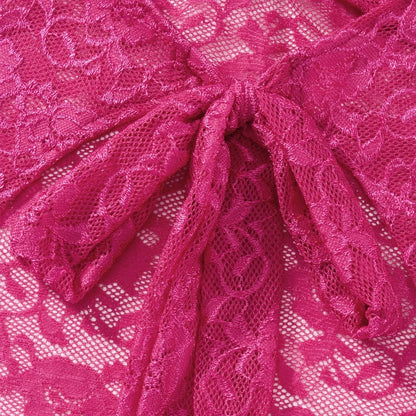 Débardeur Rétro en Dentelle Florale Femme