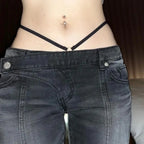 Jean taille basse pour femmes