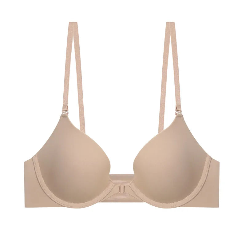 Soutien-gorge à boucle avant sans coutures pour femmes