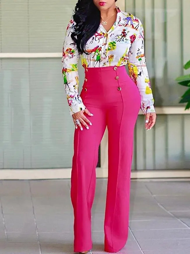Pantalon droit élégant pour femmes