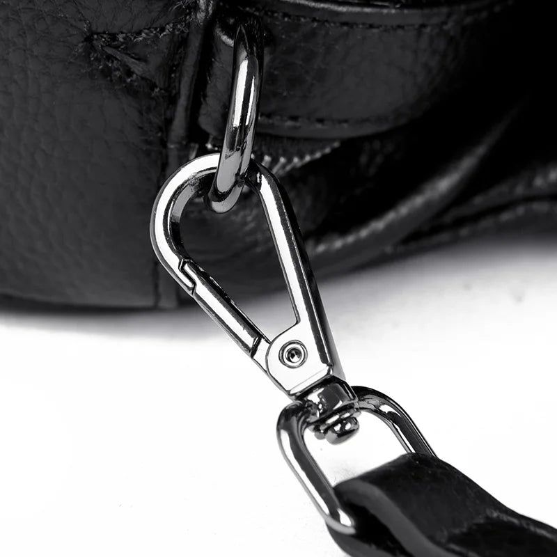 Sac à main en cuir véritable pour femmes