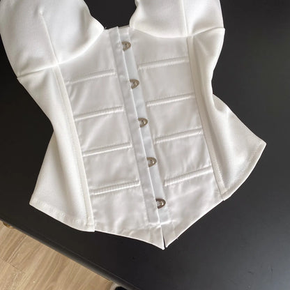 Débardeur Corset Satin Femme – Col Halter
