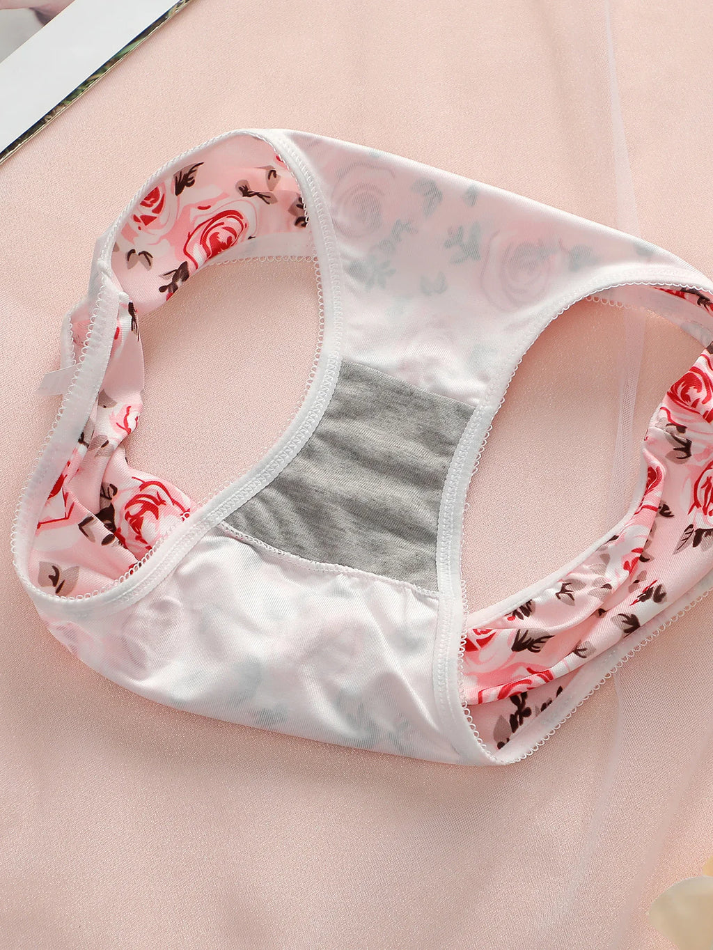Culotte floraux brodés sexy pour femmes