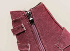 Bottines à semelle compensée pour femmes