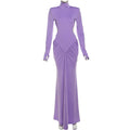 Robe longue et dos nu pour femmes