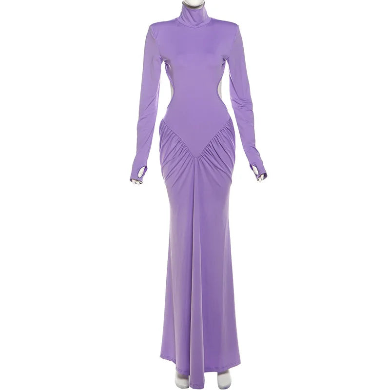 Robe longue et dos nu pour femmes