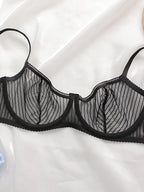Ensemble de lingerie sexy transparente pour femmes