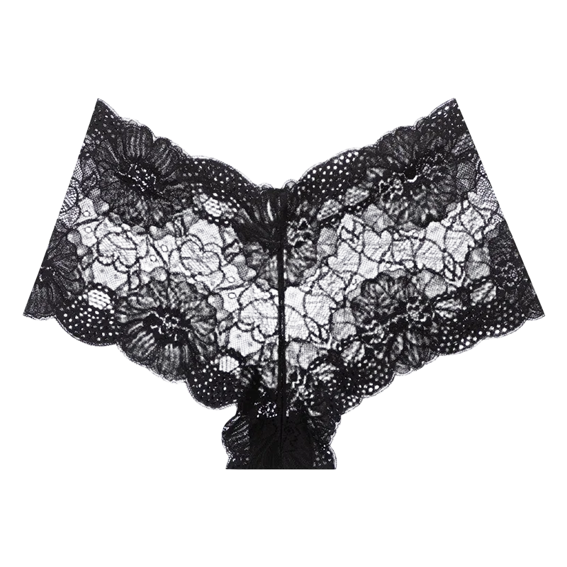Culotte respirante sans couture en dentelle pour femmes