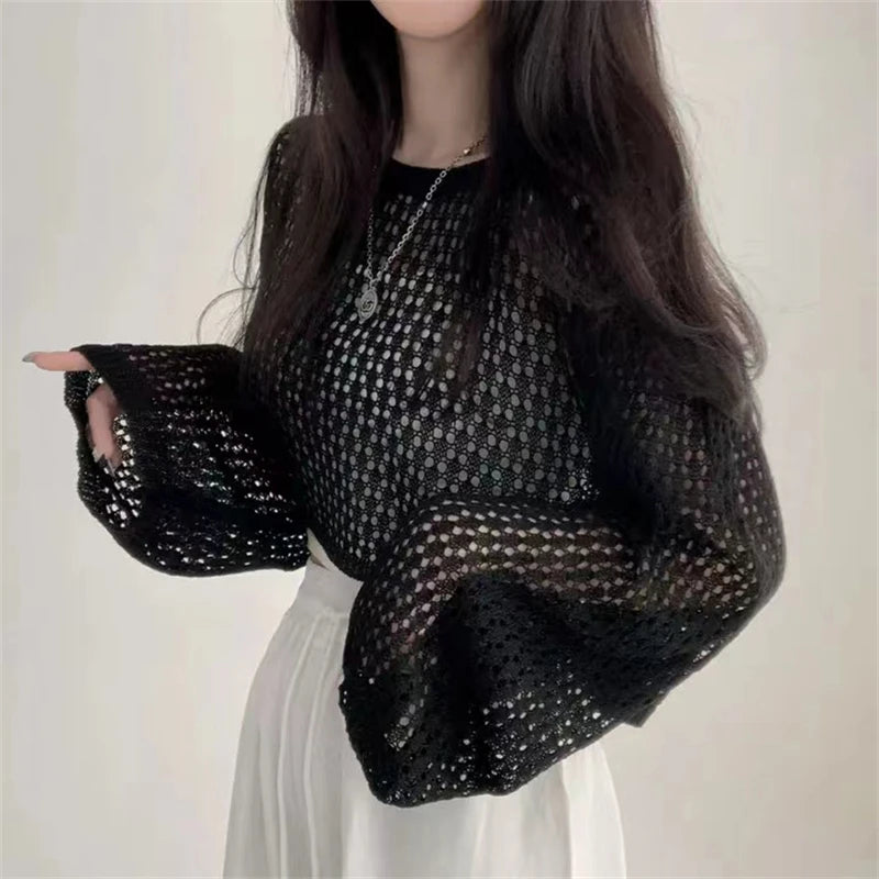Chemise Légère Femme – Manches Longues et Découpes