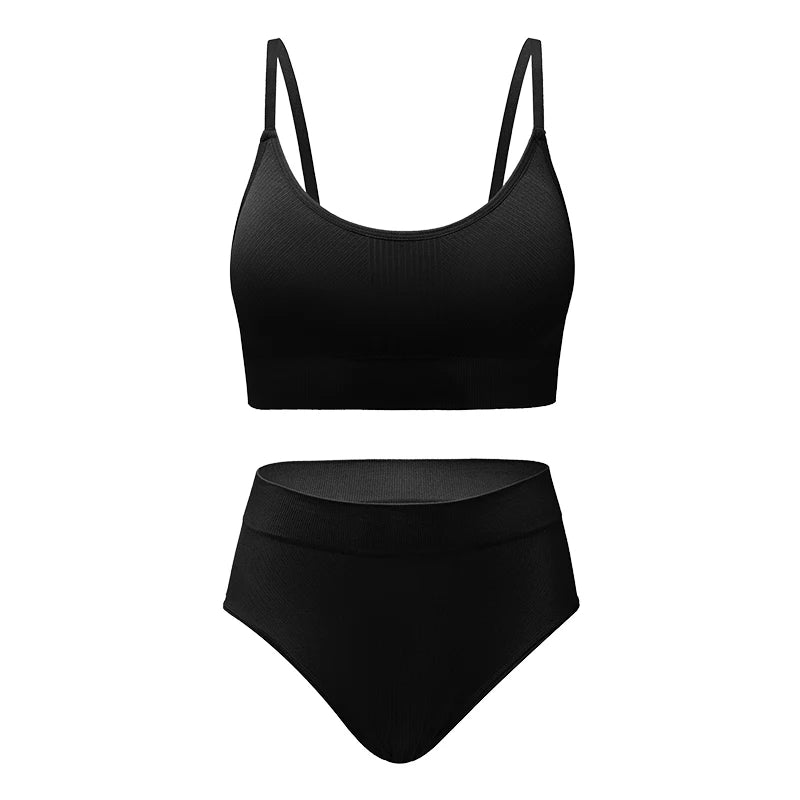 Ensemble de sous-vêtements soutien-gorge et culottes sans couture pour femmes