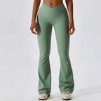 Leggings de Yoga taille croisée pour femmes