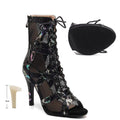 Bottines à talons noirs tendance pour femmes