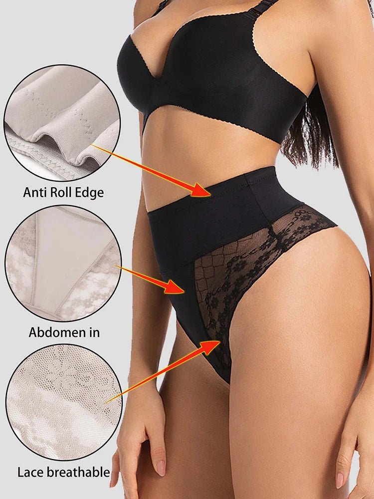 Culotte Gainante Femme – Dentelle et Maintien du Ventre