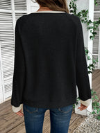 Pull décontracté à manches longues pour femmes