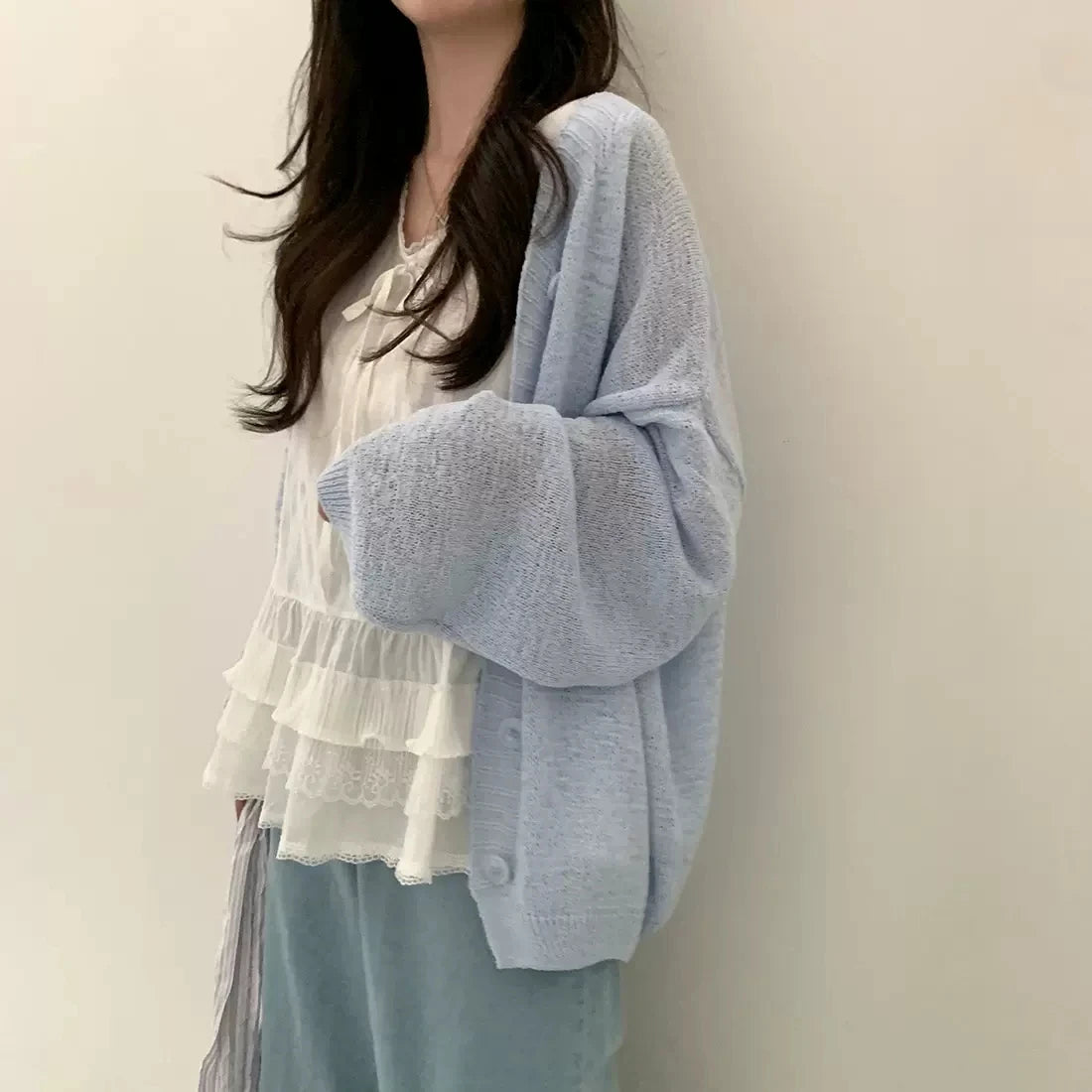 Cardigan Fin en Maille Femme – Chic et Décontracté