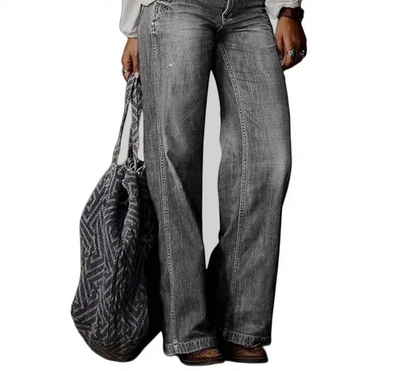 Jean Vintage Femme – Jambes Larges et Coupe Décontractée