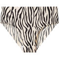 Culotte en coton, taille moyenne, extensible pour femmes