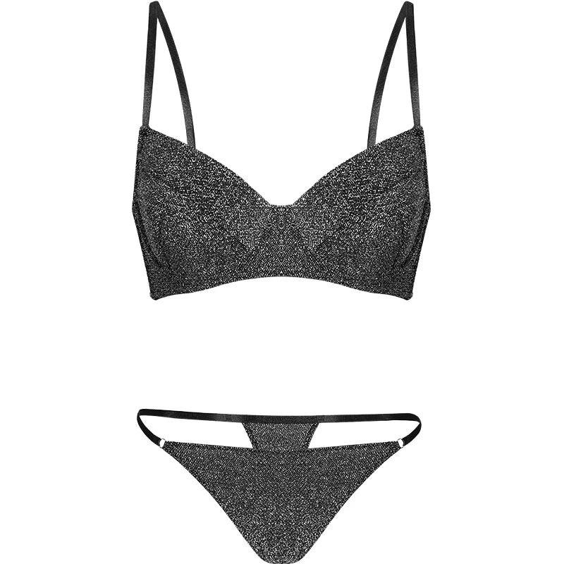 Ensemble soutien-gorge et string sexy pour femmes