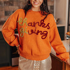 Pull en tricot brodé de lettres pour femmes