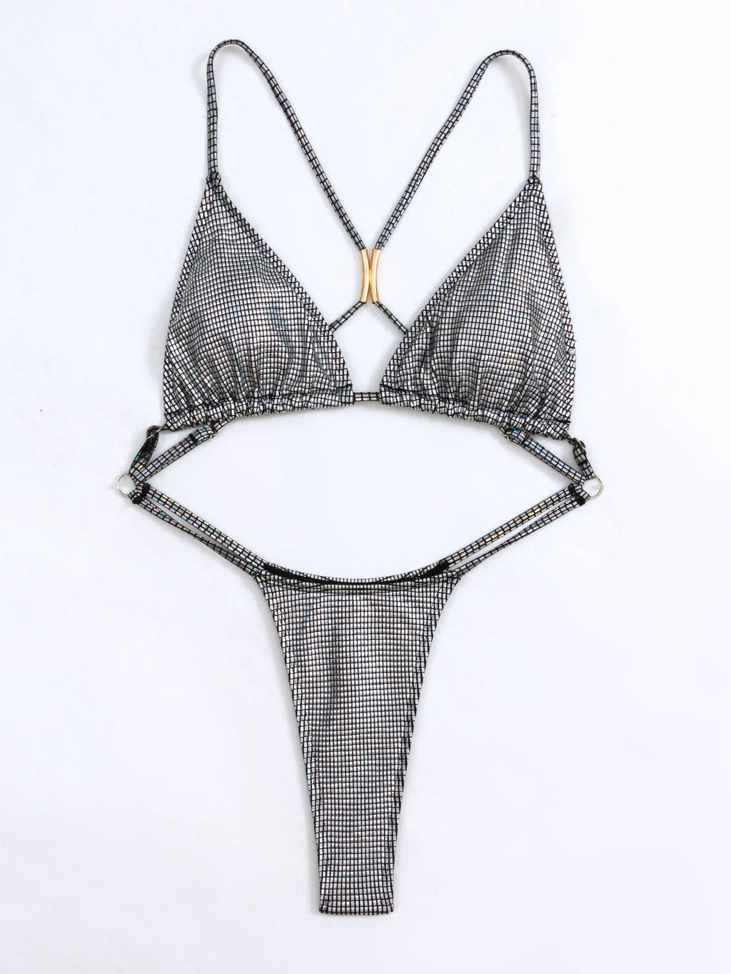 Maillot de bain une pièce en cuir PU pour femmes