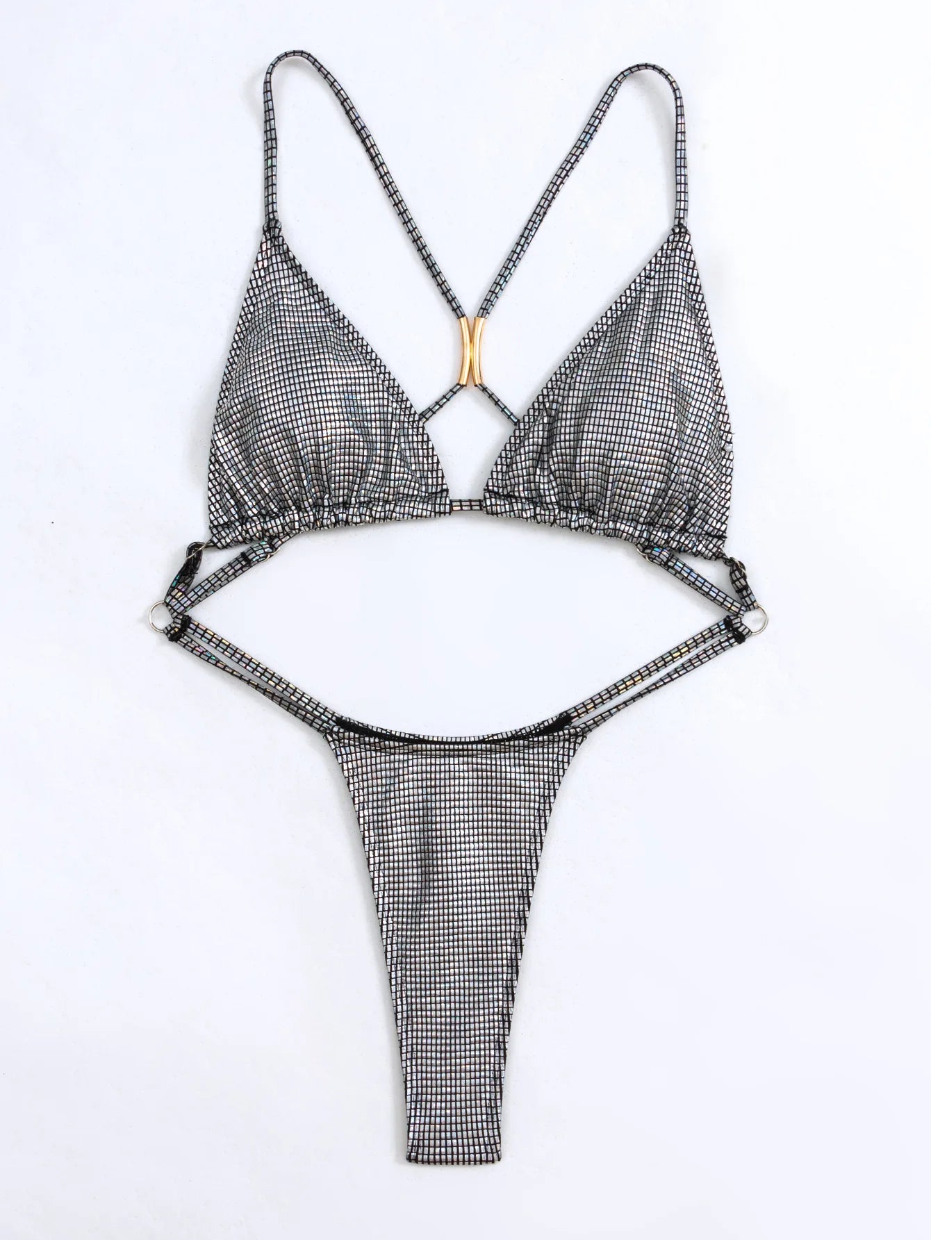 Maillot de bain une pièce en cuir PU pour femmes