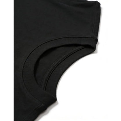 T-Shirt Court Noir Femme – Imprimé Hummingbird