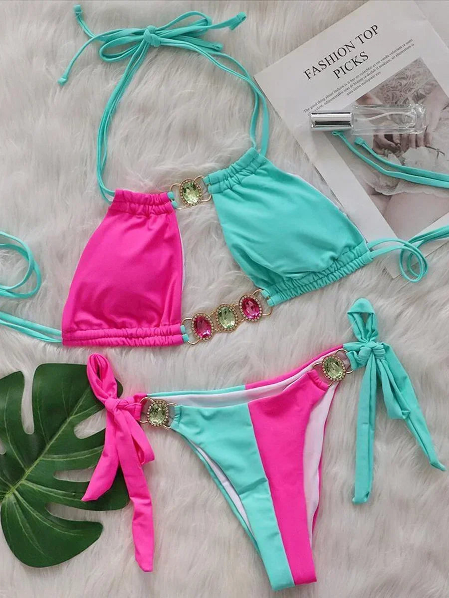 Bikini Ajouré 2 Pièces Femme – Découpes Tendance