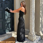Robe longue bustier pour femmes