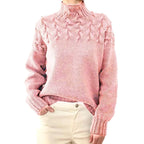 Pull en maille à manches longues pour femmes